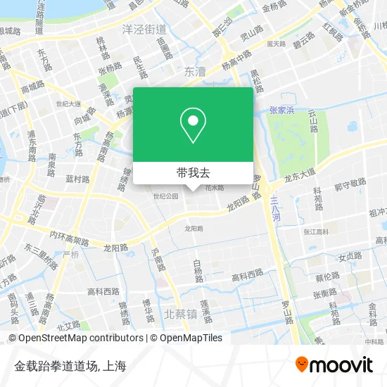 金载跆拳道道场地图