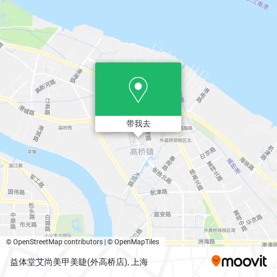 益体堂艾尚美甲美睫(外高桥店)地图