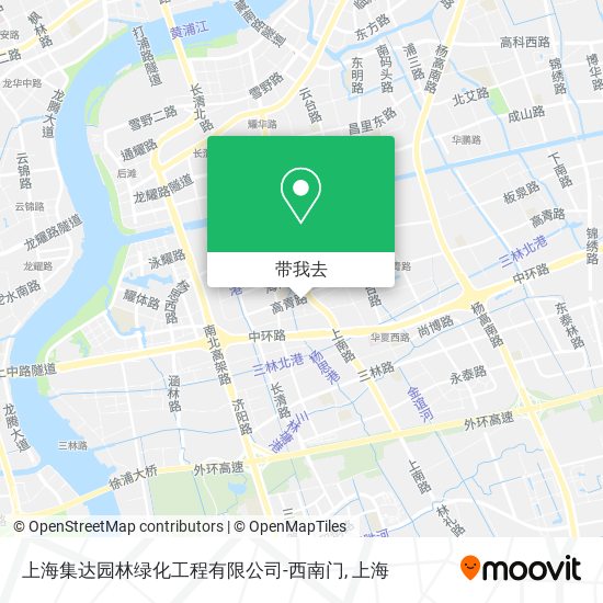 上海集达园林绿化工程有限公司-西南门地图