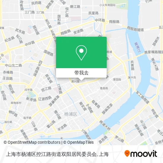 上海市杨浦区控江路街道双阳居民委员会地图