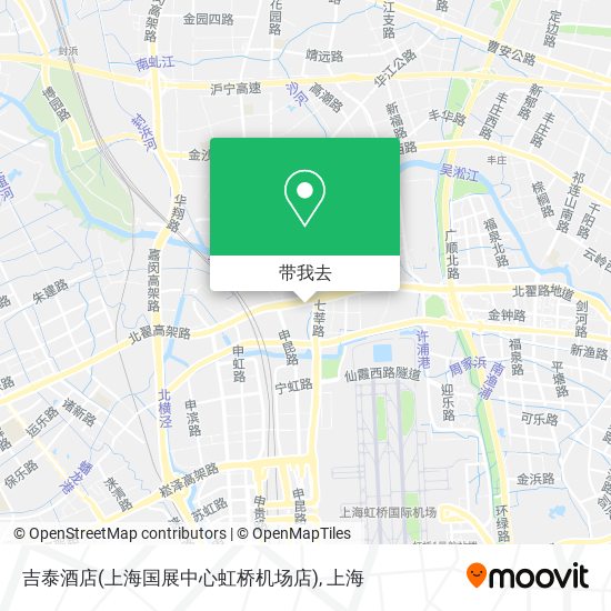 吉泰酒店(上海国展中心虹桥机场店)地图