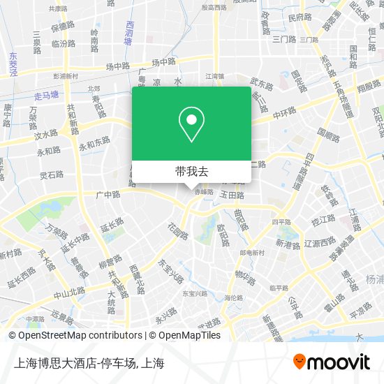 上海博思大酒店-停车场地图