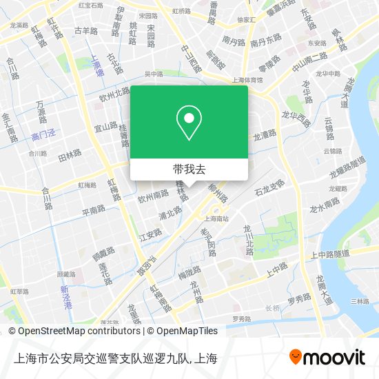 上海市公安局交巡警支队巡逻九队地图