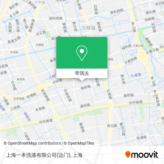 上海一本洗涤有限公司(边门)地图