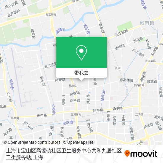 上海市宝山区高境镇社区卫生服务中心共和九居社区卫生服务站地图