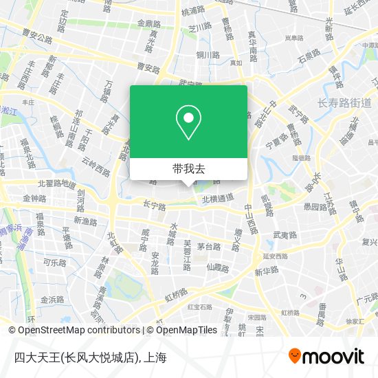 四大天王(长风大悦城店)地图