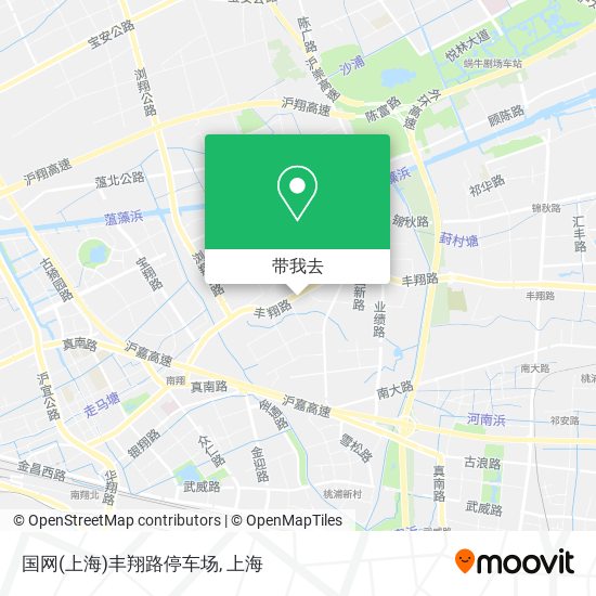 国网(上海)丰翔路停车场地图