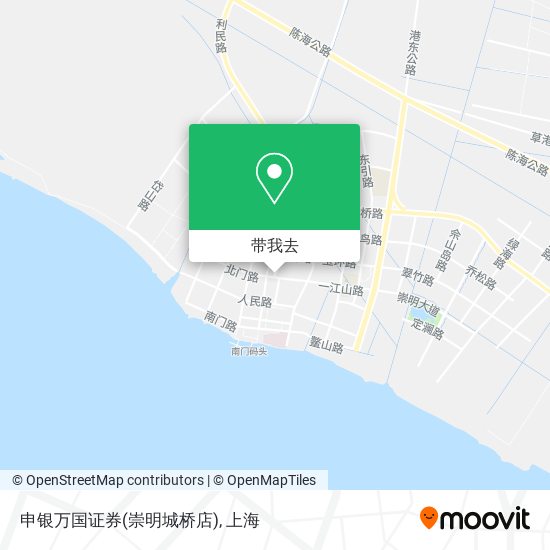 申银万国证券(崇明城桥店)地图