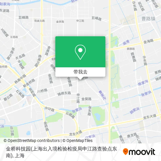 金桥科技园(上海出入境检验检疫局申江路查验点东南)地图