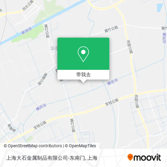 上海大石金属制品有限公司-东南门地图