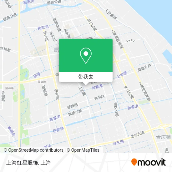 上海虹星服饰地图