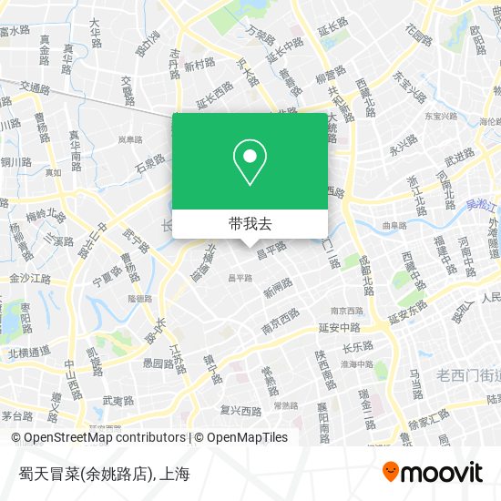 蜀天冒菜(余姚路店)地图