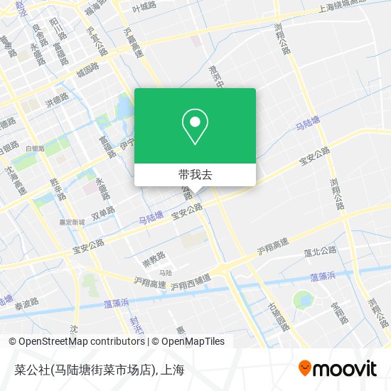 菜公社(马陆塘街菜市场店)地图