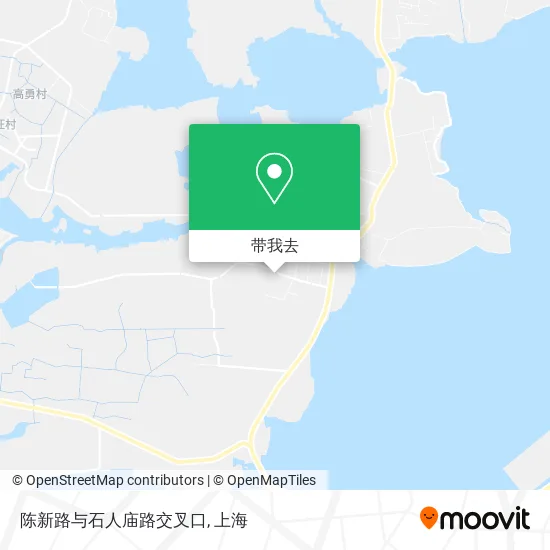 陈新路与石人庙路交叉口地图