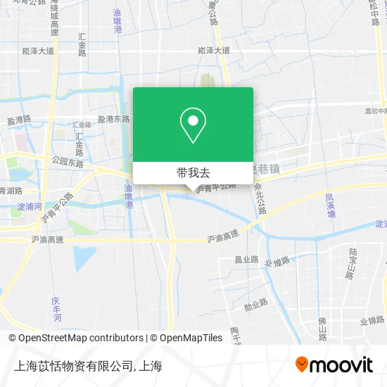 上海苡恬物资有限公司地图