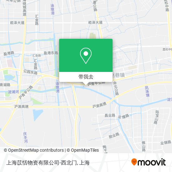 上海苡恬物资有限公司-西北门地图