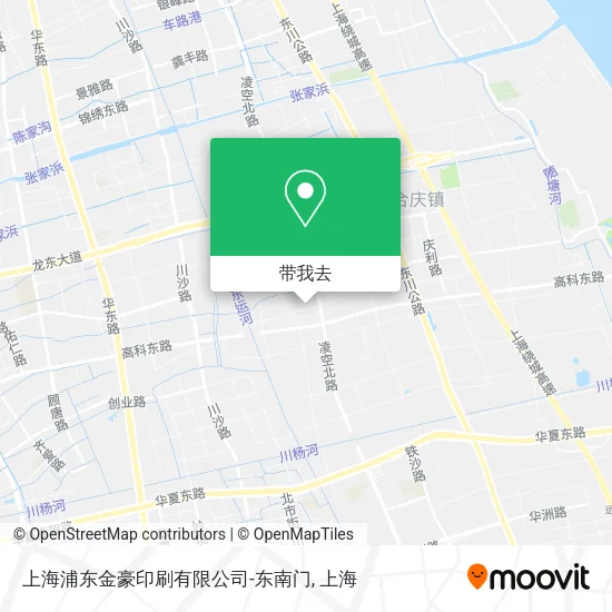 上海浦东金豪印刷有限公司-东南门地图