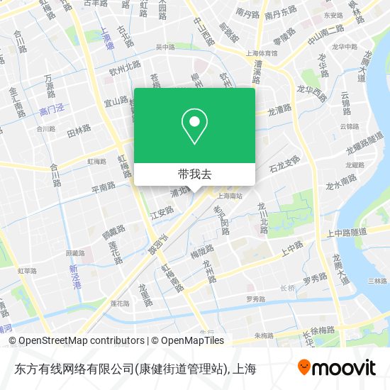 东方有线网络有限公司(康健街道管理站)地图