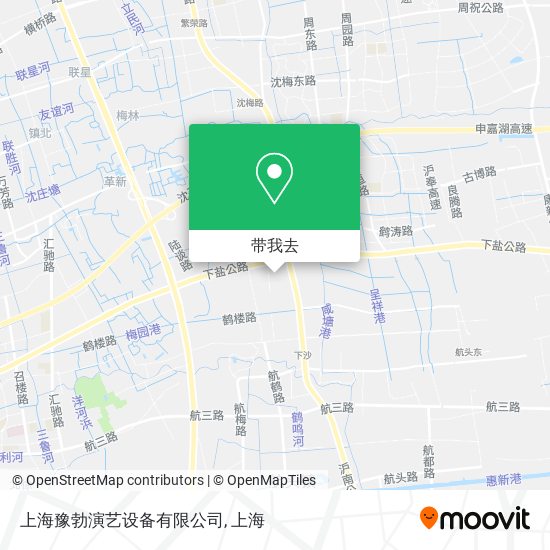 上海豫勃演艺设备有限公司地图