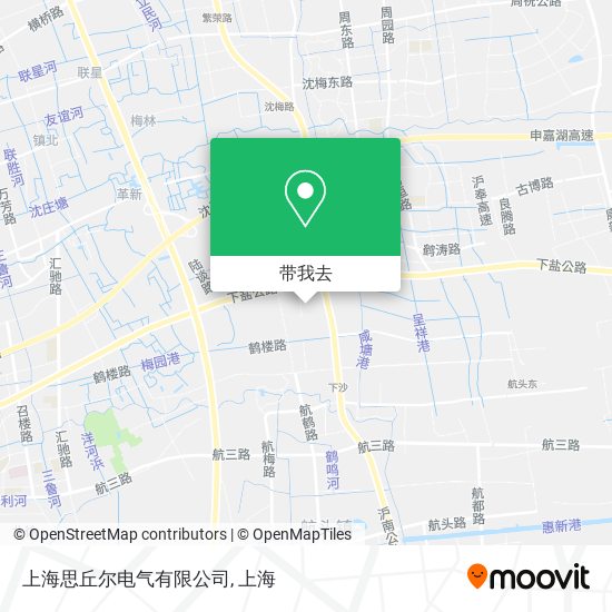 上海思丘尔电气有限公司地图