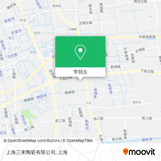上海三来陶瓷有限公司地图