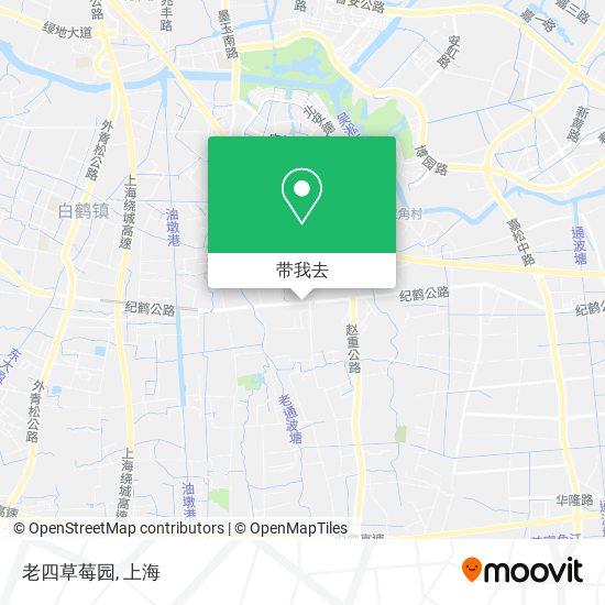 老四草莓园地图