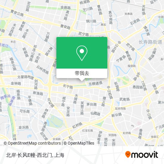 北岸·长风E幢-西北门地图