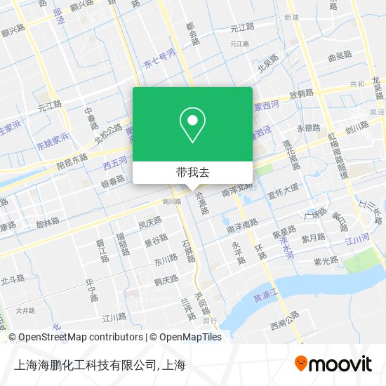 上海海鹏化工科技有限公司地图