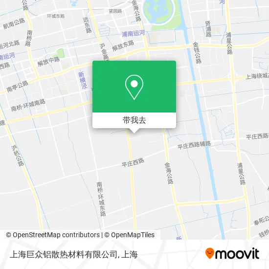上海巨众铝散热材料有限公司地图