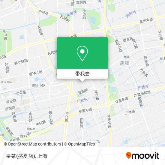 皇茶(盛夏店)地图