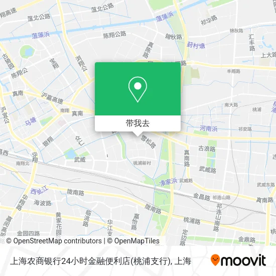 上海农商银行24小时金融便利店(桃浦支行)地图