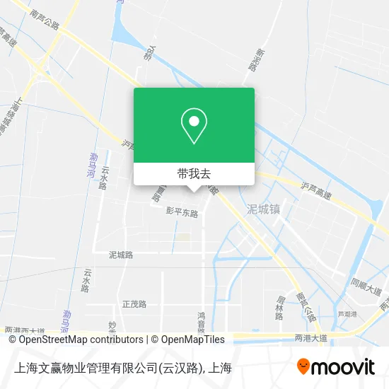 上海文赢物业管理有限公司(云汉路)地图