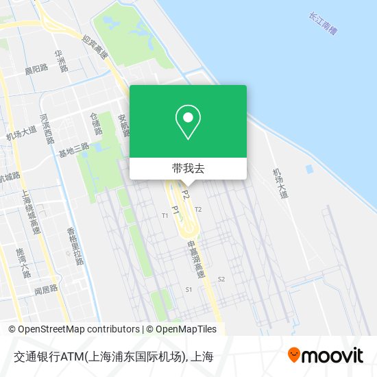 交通银行ATM(上海浦东国际机场)地图