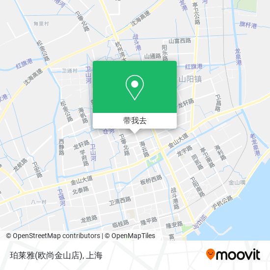 珀莱雅(欧尚金山店)地图