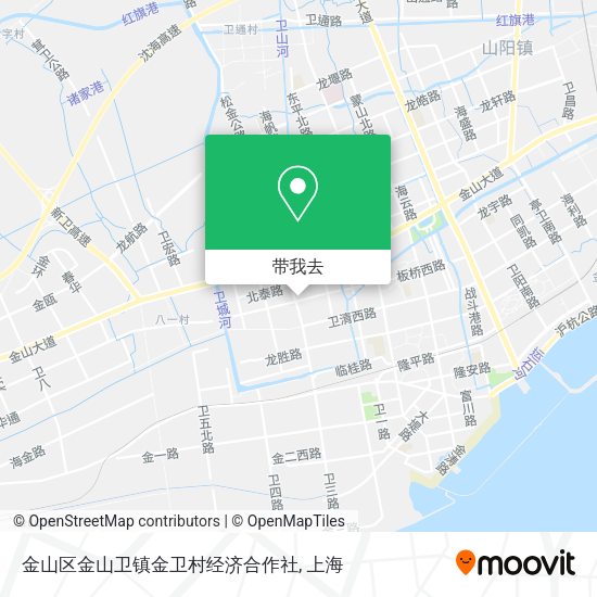 金山区金山卫镇金卫村经济合作社地图