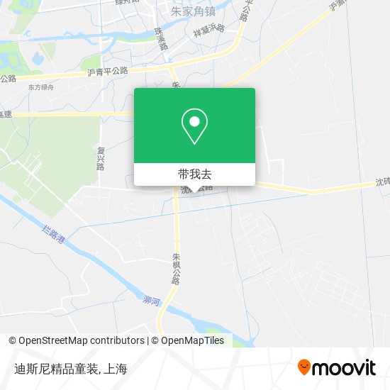 迪斯尼精品童装地图