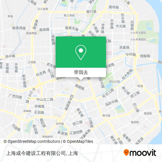 上海成今建设工程有限公司地图