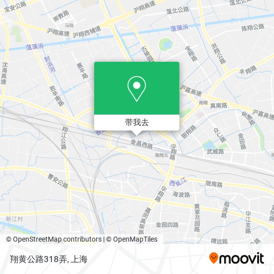 翔黄公路318弄地图