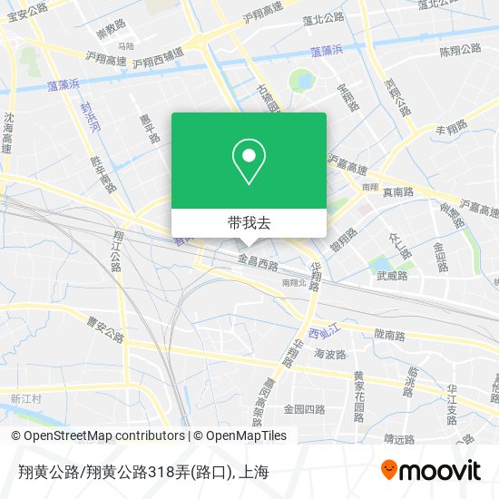 翔黄公路/翔黄公路318弄(路口)地图