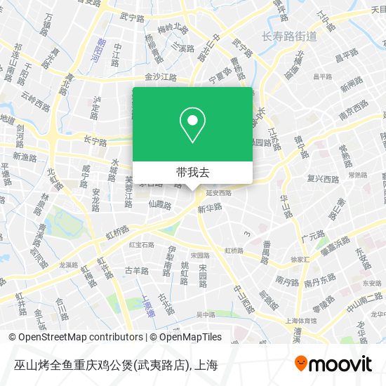 巫山烤全鱼重庆鸡公煲(武夷路店)地图