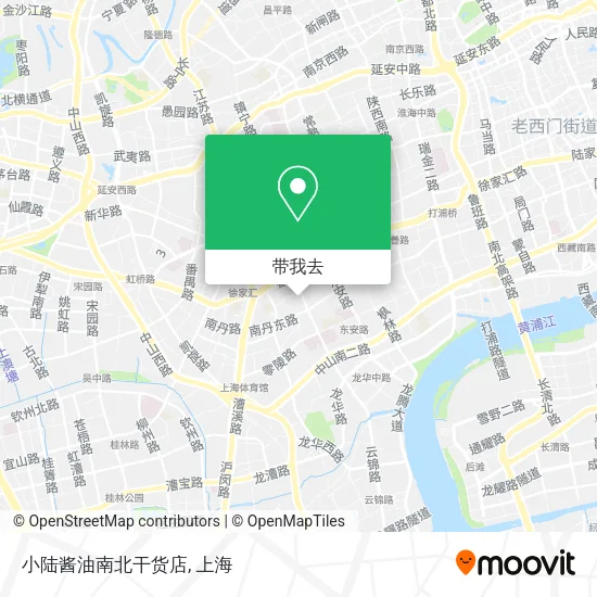 小陆酱油南北干货店地图