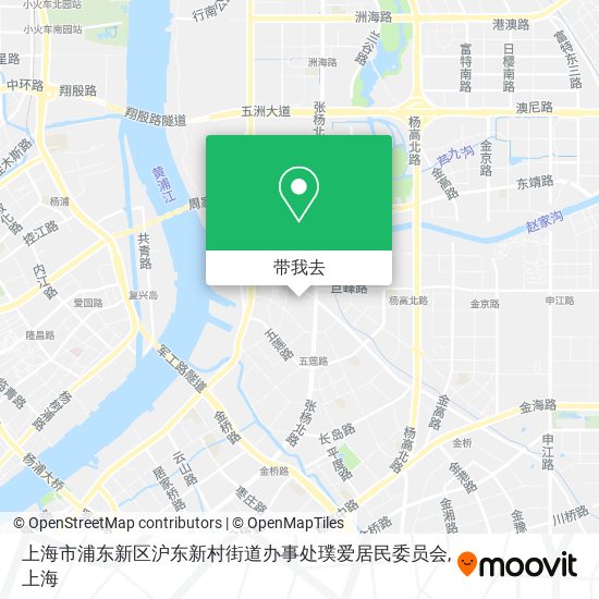 上海市浦东新区沪东新村街道办事处璞爱居民委员会地图