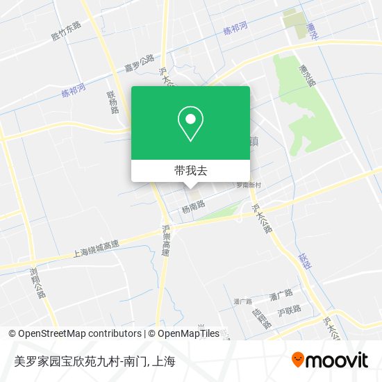 美罗家园宝欣苑九村-南门地图