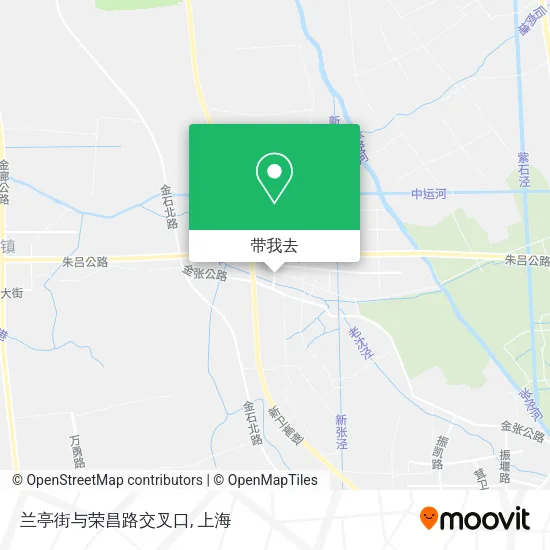 兰亭街与荣昌路交叉口地图