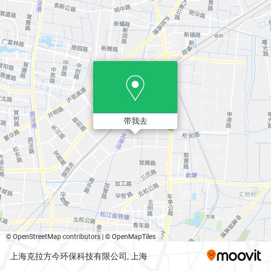 上海克拉方今环保科技有限公司地图