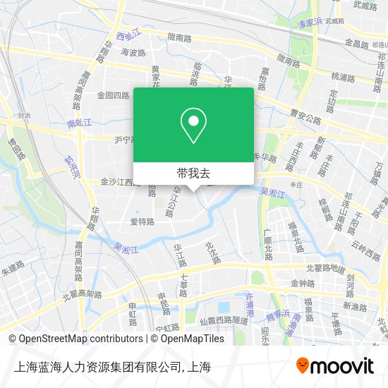 上海蓝海人力资源集团有限公司地图