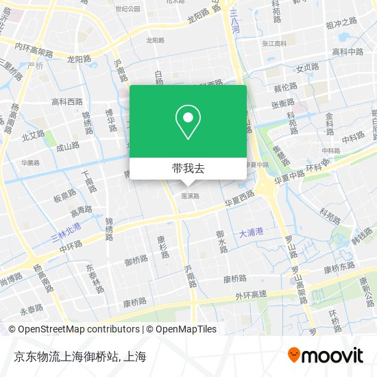 京东物流上海御桥站地图