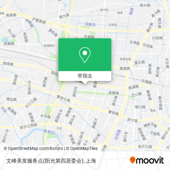 文峰美发服务点(阳光第四居委会)地图