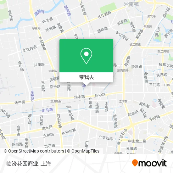 临汾花园商业地图