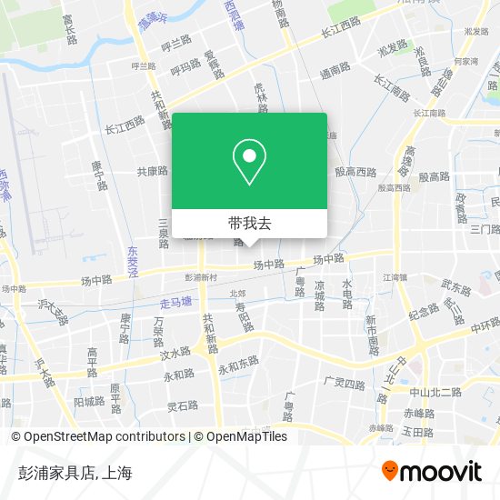 彭浦家具店地图